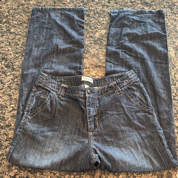 Christopher & Banks Boho style baggy wide leg jeans 10 - Picture 8 of 14